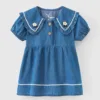 Rabity girls short-sleeved jean dress 950.077