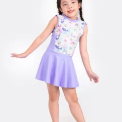 Baby Girl Mermaid Dress One Piece Swimsuit