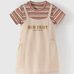 Rabity baby girl's dress and overalls 956.001