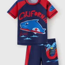 Rabity boys loose short-sleeved swimsuit 974.013