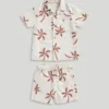 Boys Shirt & Shorts - 55% Linen 45% Cotton Woven