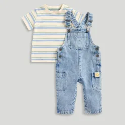 Set of 2 pieces - shirt and overalls for boys